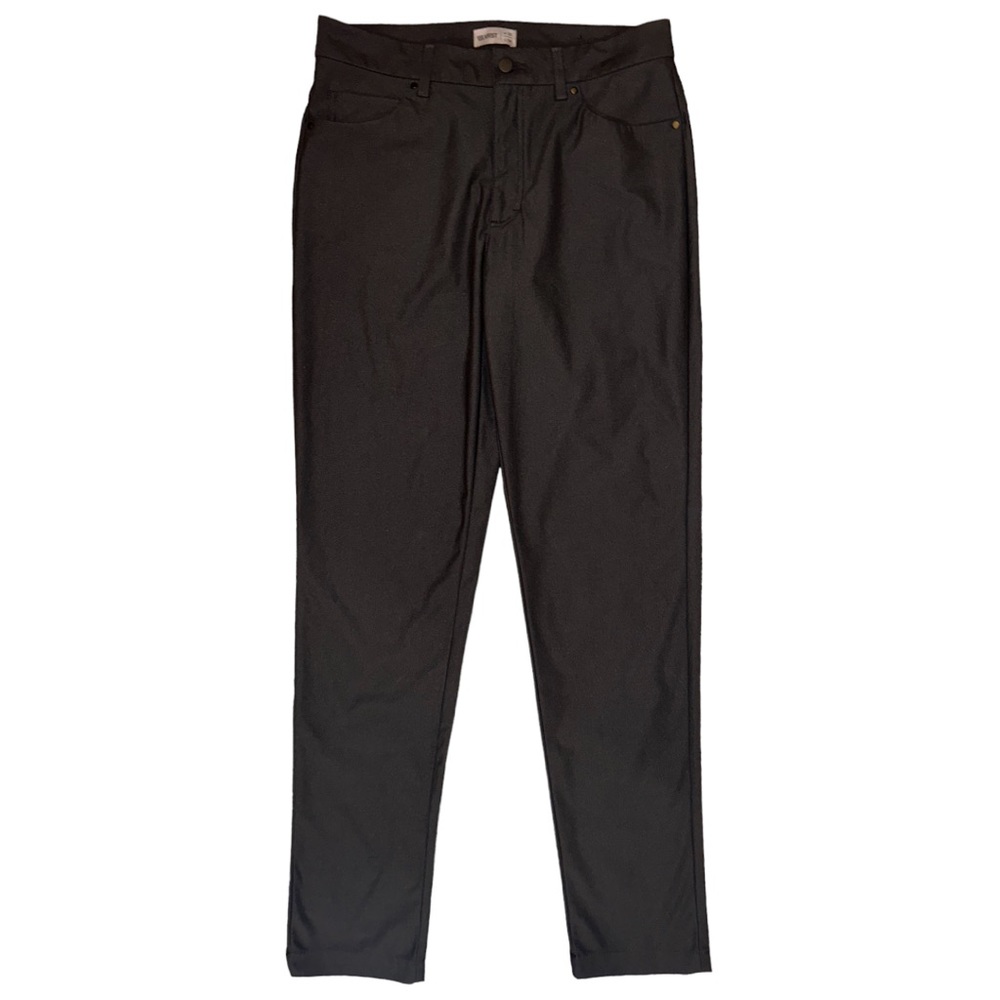 VRST Mens Limitless 5 Pocket Slim Fit Pant Black 32x34 Like New Stretch Chino
